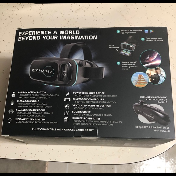 Virtual Reality 3D Headset - Picture 2 of 5
